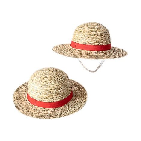 Chapeau de paille Luffy cosplay chapeau dessin animé japonais (1/3)