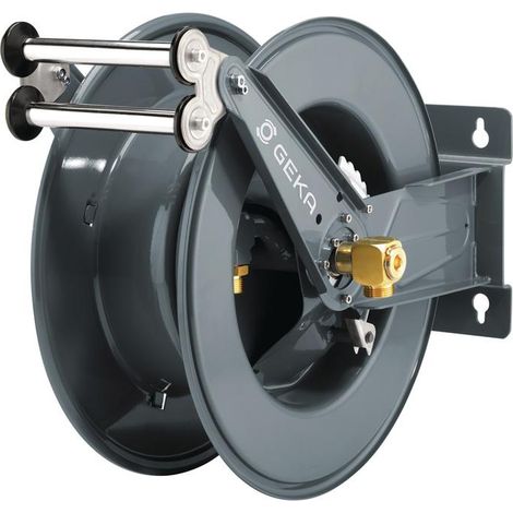 enrouleur tuyau automatique PA30 aciel couche poudrée GEKA plus, 30m 3/4" (1/4)