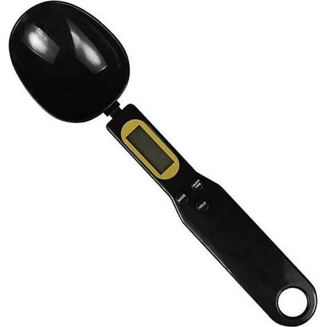 Cuillère à Peser Électronique - Précision 0 5 g - Plage 0 5 g à 500 g - Affichage LCD - Pour Farine Sucre en Poudre Lait - 1 Pièce