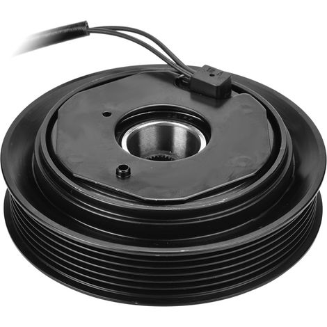 Ensemble poulie et bobine d'embrayage de compresseur de climatisation pour Dodge Dakota, Ram, Jeep, Mitsubishi DAM639 (1/5)