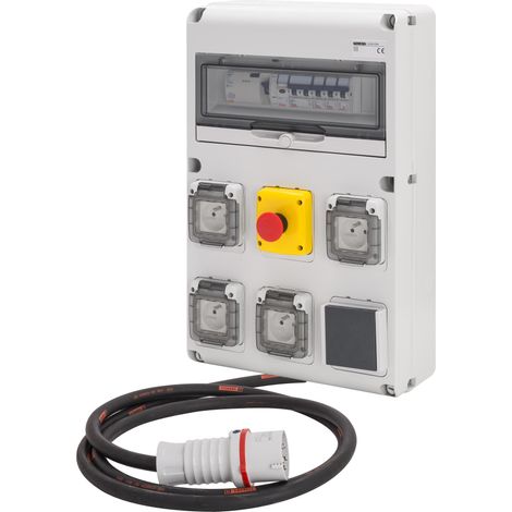 COFFRET 4x230V-16A+1XTR1400V-20A+AU+CAB GEWISS FR60230N