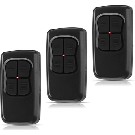 Télécommande pour ouvre-porte de garage 40,685 MHz - Pour Normstahl T40, T40-1, T40-2, T40-4M, compatible avec Perfect S, Perfect SE, 900, 1200 FM - Émetteur manuel FM (2) (1/4)