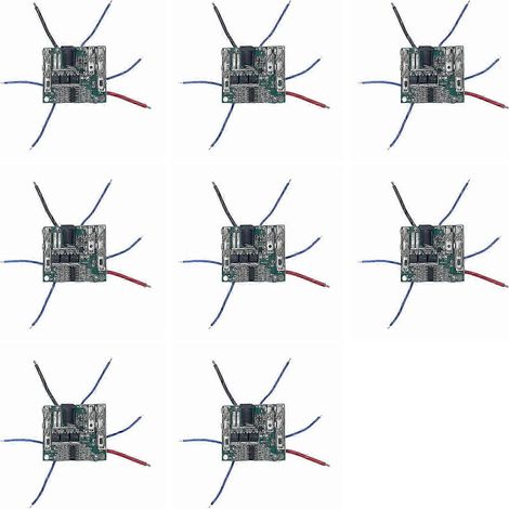 8x 5S BMS 3MOS 18650 Bohrmaschinen-Ladeschutzplatine für 18V Lithium-Akkus, 21V PCBA, Zubehör für elektrische Handwerkzeuge - JXLGV (1/5)