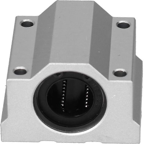 Palier de guidage linéaire à bloc coulissant pour machines, en alliage d'aluminium, conception fermée (1/5)