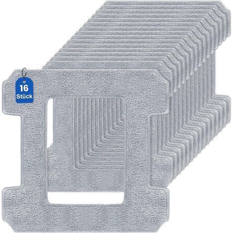 Lot de 16 tampons de nettoyage pour robots de nettoyage de vitres ECOVACS WINBOT W2 PRO / W2 PRO Omni / W2 Omni / W2 / W1 Pro / W1 (pas pour W2S / W2S Omni), chiffons en microfibre lavables