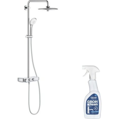 GROHE Euphoria Smartcontrol System 260 Mono columna de ducha termostática con limpiador GrohClean