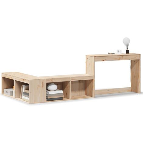 Maison Exclusive - Mueble con escritorio madera maciza pino 222x1