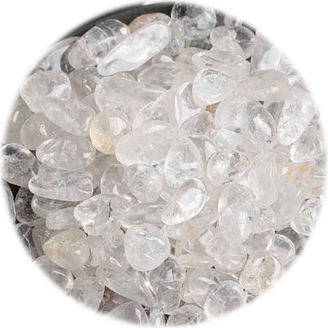 gravier de cristal, poudre de cristal blanc, pierre d'aromathérapie en cristal, pierre parfumée, pierre de démagnétisation, gravier décoratif (1/5)