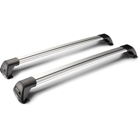 Flush Mixed, coppia barre portatutto telescopiche in alluminio - 110+115 cm