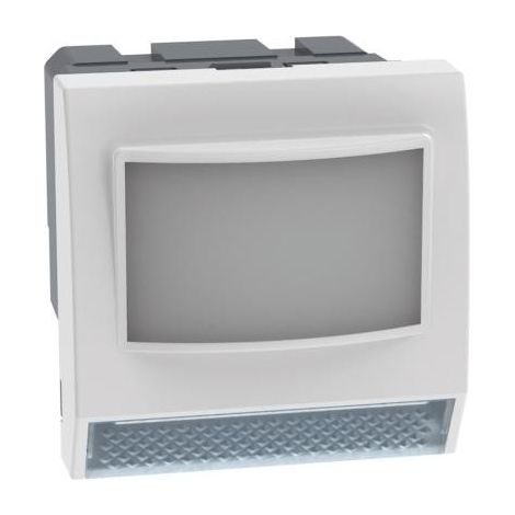 Lampada segnapasso + sensore IR con LED a luce bianca Bticino MatixGo JW4382IR BIANCO