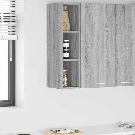 Hängeschrank Graues Sonoma 20 x 29,5 x 80 cm Holzwerkstoff