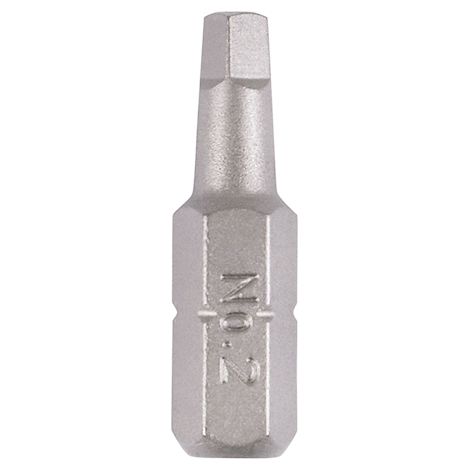 TIMCO Square Driver Bit S2 Grey - No.2 x 25