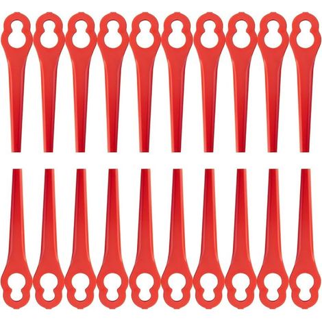 Lot de 100 Lames de Rechange Compatible pour Einhell Coupe-Bordures BG-CT 18 Li, RG-CT 18/1 Li, GE-CT 18 Li, GC-CT 18 / 24Li,Lames Plastique Compatible pour Einhell sans Fil (1/5)