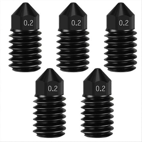 Für A1-Düsen, gehärtete Stahldüsen für A1-Mini-Düsen-Kit für A1-Ende 0,2 mm (1/5)