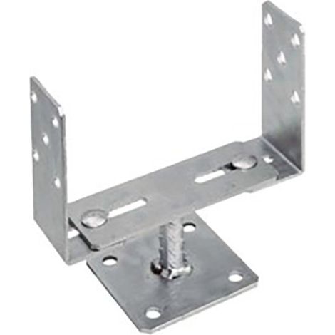 Supporto rialzato per palo da 70 a 140 mm