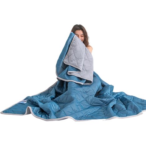 1 Couette Queen Size, Technologie de refroidissement double face, Tissu respirant léger, Pour dormeurs chauds (1/5)