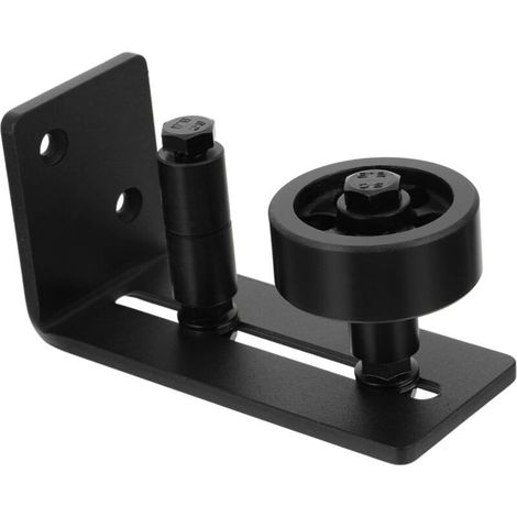 1 butée de porte coulissante au sol pour porte de grange, style américain, robuste et facile à installer (1/4)