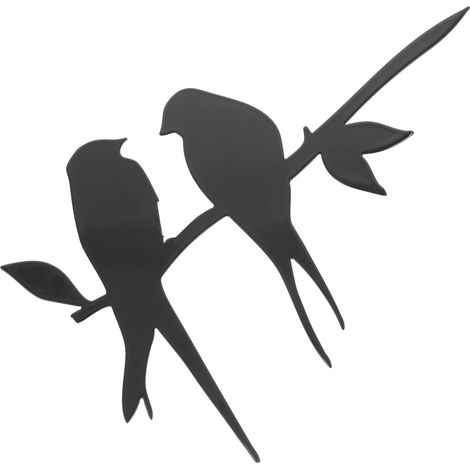 Métal Art Décoration Murale Fer Oiseau Sculpture Murale en Métal Oiseau Art Décor Mûr pour Intérieur Extérieurs pour La Maison Jardin