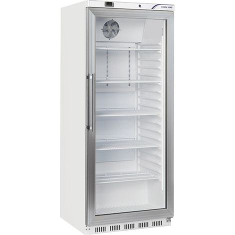 Vitrine réfrigérée positive 600L avec porte en verre thermostat numérique 4 étagères serrure - Cool Head (1/5)
