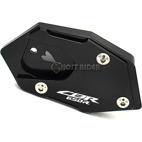 (CBR650R Noir) Compatible avec Honda CB 650R CBR 650R CB650R CBR650R 2018-2022 2021 - Béquille latérale CNC - Plaque de support et extension maxpower (1/4)