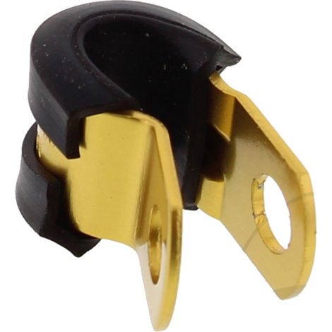 JMP 6mm Aluminium Gold Bremsschlauchhalterung