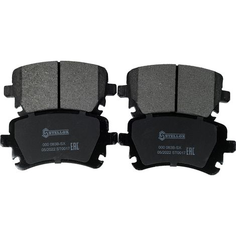 Set di pastiglie freno Stellox 000 083B-SX per freni a disco (4 pezzi) - Certificazione ECE-R90 - Per autovetture e furgoni (1/5)