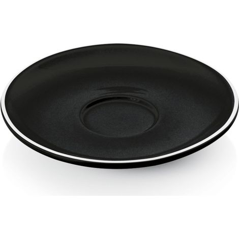 Soucoupe expresso noir bord blanc pour 4998009 ITALIA BLACK - Was Germany