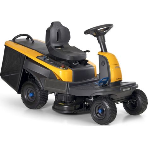 Stiga – Tondeuse à batterie 48V avec 4 batteries 25Ah – Largeur de coupe 72 cm – Traction arrière – Bac de ramassage 170 l (1/5)
