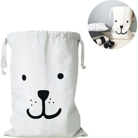 Sacs et paniers de rangement en toile pour la décoration intérieure, adaptés aux jouets d'enfants, aux vêtements de bébé, aux livres pour enfants et aux paniers cadeaux.