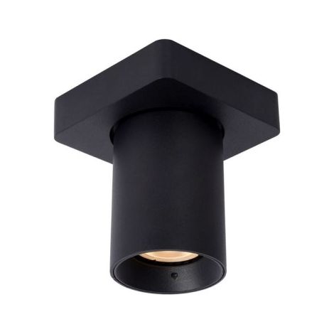 Spot soffitto Lucide Nigel quadrato GU10 5W 2200K nero
