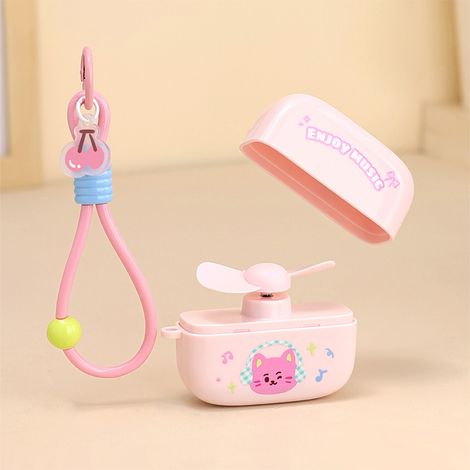 Mini ventilateur porte-clés mignon, ventilateur portable rechargeable par USB pour les fêtes et l'usage quotidien-AquaForge