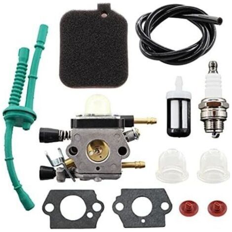 Carburateur avec Primer Filtre à air Câble Filtre à essence pour Stihl BG45 BG46 BG55 BG65 BG85 BR45C SH55 SH85 Ventilateur remplace carburateur Zama C1Q-S68G 4229 1200 606