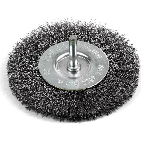 Bürste Strend Pro CWB-508 100 mm, Rund-, gewellt, mit Schaft, Draht 0,3 mm