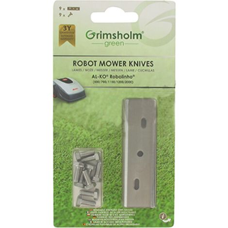 Attrezzi da giardino motorizzati grimsholm-green robolinho e series adattabile 9 lame