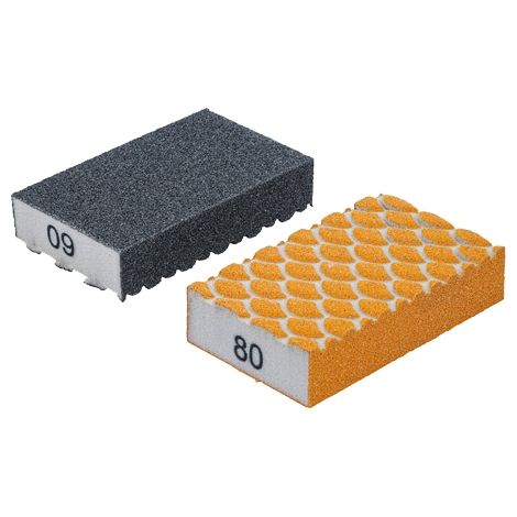 BGS TECHNIC Schleifschwamm-Satz, 80811, K60/K80, 2-teilig (1/5)