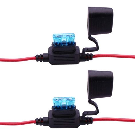étanche Fusible en ligne à petite lame Porte-fusibles pour fusibles 15A (Lame standard) (1/5)