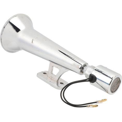 Klaxon à Air universel antirouille pour voiture, 150db, en métal argenté, sifflet fort pour camion, bateau, Yacht, camping-car, moto, 12V, 24V. (1/5)