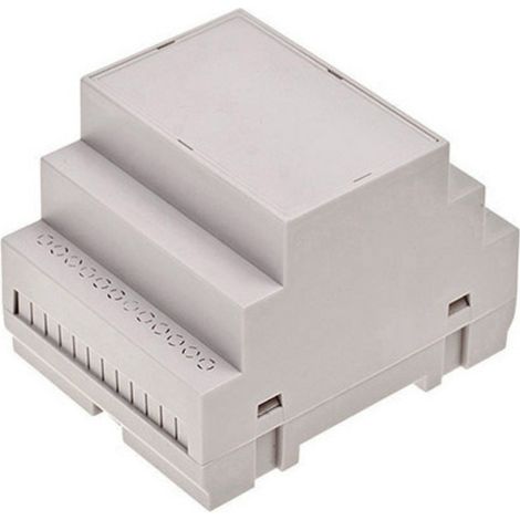 TRU COMPONENTS TC-7910880 Hutschienen-Gehäuse  70 x 90 x 65  ABS-V0 Grau 1 St. (1/3)