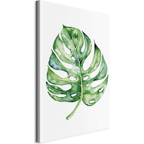 Dipinto - Monstera ad acquerello (1 parte) verticale (1/5)