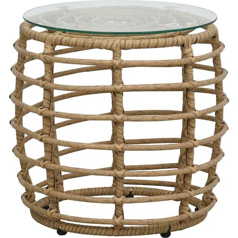 Set da Bistrot 3 pz Salotto da Giardino in Polyrattan Rovere (1/5)