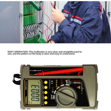 CD800a Digitalmultimeter – Extrem robustes und stoßfestes Multimeter (1/5)