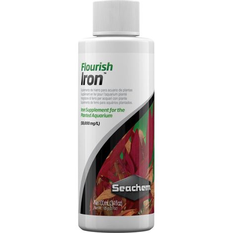 Seachem Flourish Iron- Ferro per acquari di Acqua Dolce - 100 ml