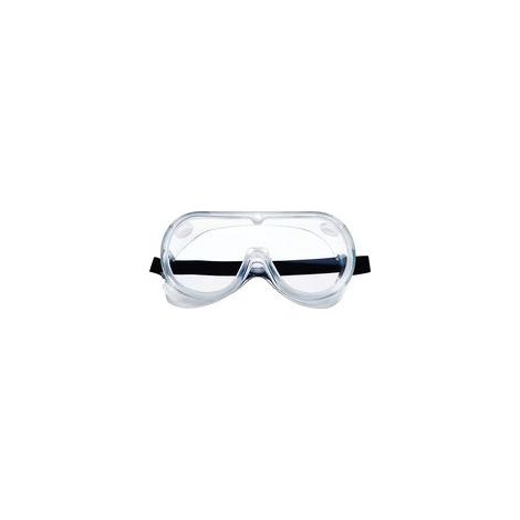 Lunettes de protection anti-buée anti-éclaboussures, verres transparents et bande élastique entièrement réglable, lunettes de sécurité universelles pour femmes ou hommes (1 lunette) (1/5)