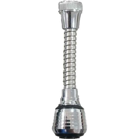 Brise jet flexible en laiton Aérateur douchette chromé noir Aérateur robinets cuisine Robinetterie de cuisine (1/5)