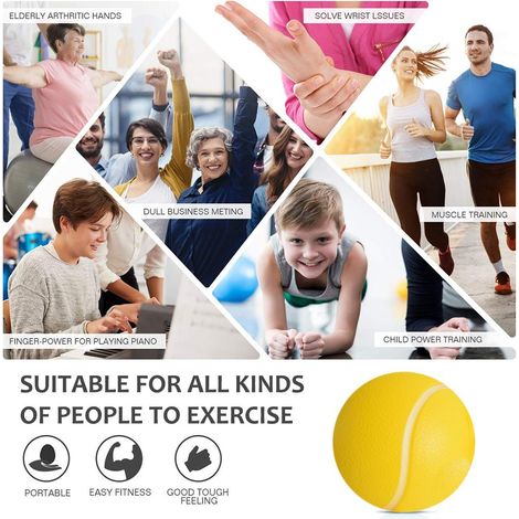 Elastischer PU-Handball – Fingerübungen und Muskelkräftigung