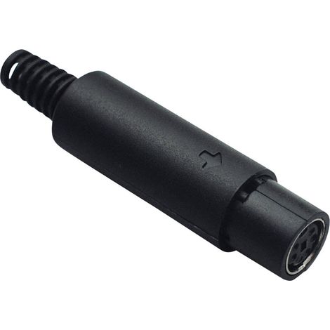 Mini DIN femelle, droit TRU COMPONENTS 1578814 Nombre de pôles: 5 1 pc(s) (1/2)