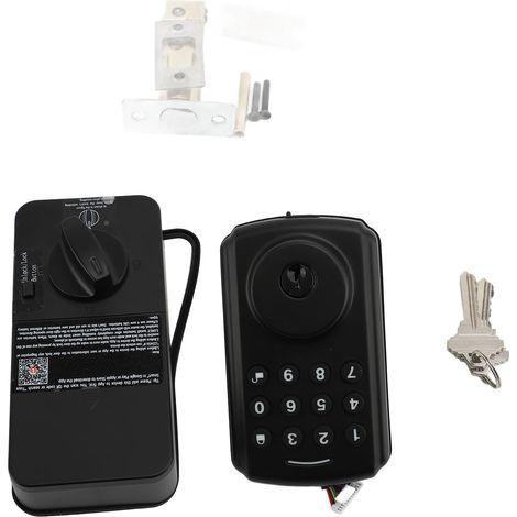 Clavier intelligent de verrouillage de bouton de porte, pour Tuya, Support clé, mot de passe, application, déverrouillage électronique, entrée sans clé, sécurité du bureau et de la maison (1/2)