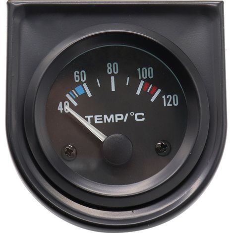 Lot de 3 manomètres d’eau 52 mm pour tableau de bord – Échelle 40‑120°C – Surveillance précise de la température moteur pour tuning ou restauration (1/5)