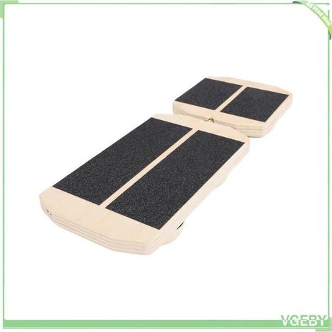 Planche d'équilibre - FAFEICY - Entraîneur de pied - Bois de bouleau - Coussinet antidérapant - Charge 300 lb (1/5)