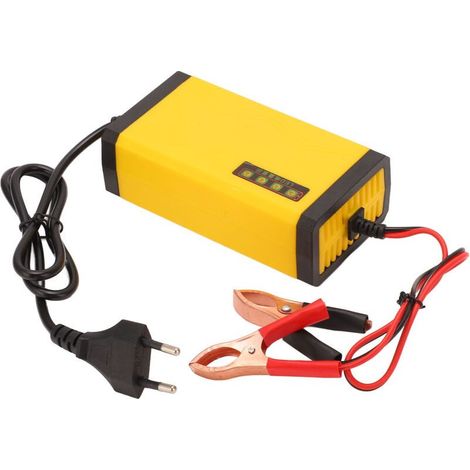Chargeur de batterie intelligent 12 V avec écran LCD, outil d'entretien automobile multifonctionnel-Crezuo (1/4)